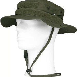 Bush/ranger hoed groen met geheim vakje voor volwassenen – Bush hoeden MOLLE – Outdoor hoeden voor dames/heren 57 cm