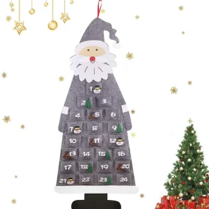 Cosensi – Adventskalender – Kinderen – Vullen en Hangen – Grijs – Kerstmis – 24 Vakken – Feestelijke Sfeer